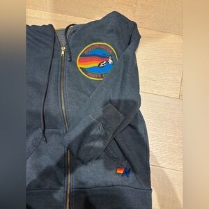 Aviator Nation Gray Hoodie Jacket